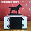 English Bull Terrier Noteblock Holder